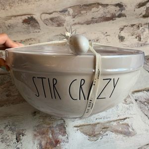 💥SOLD💥 NWT! Rae Dunn Mixing bowl with Wisk
